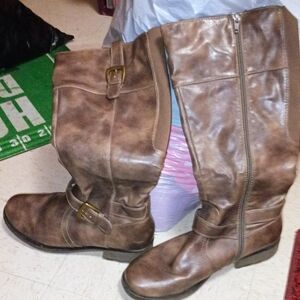 Boots Brown Over the Knee Women's Boots